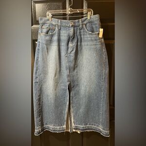 NEW GAP Long Denim Skirt NWT